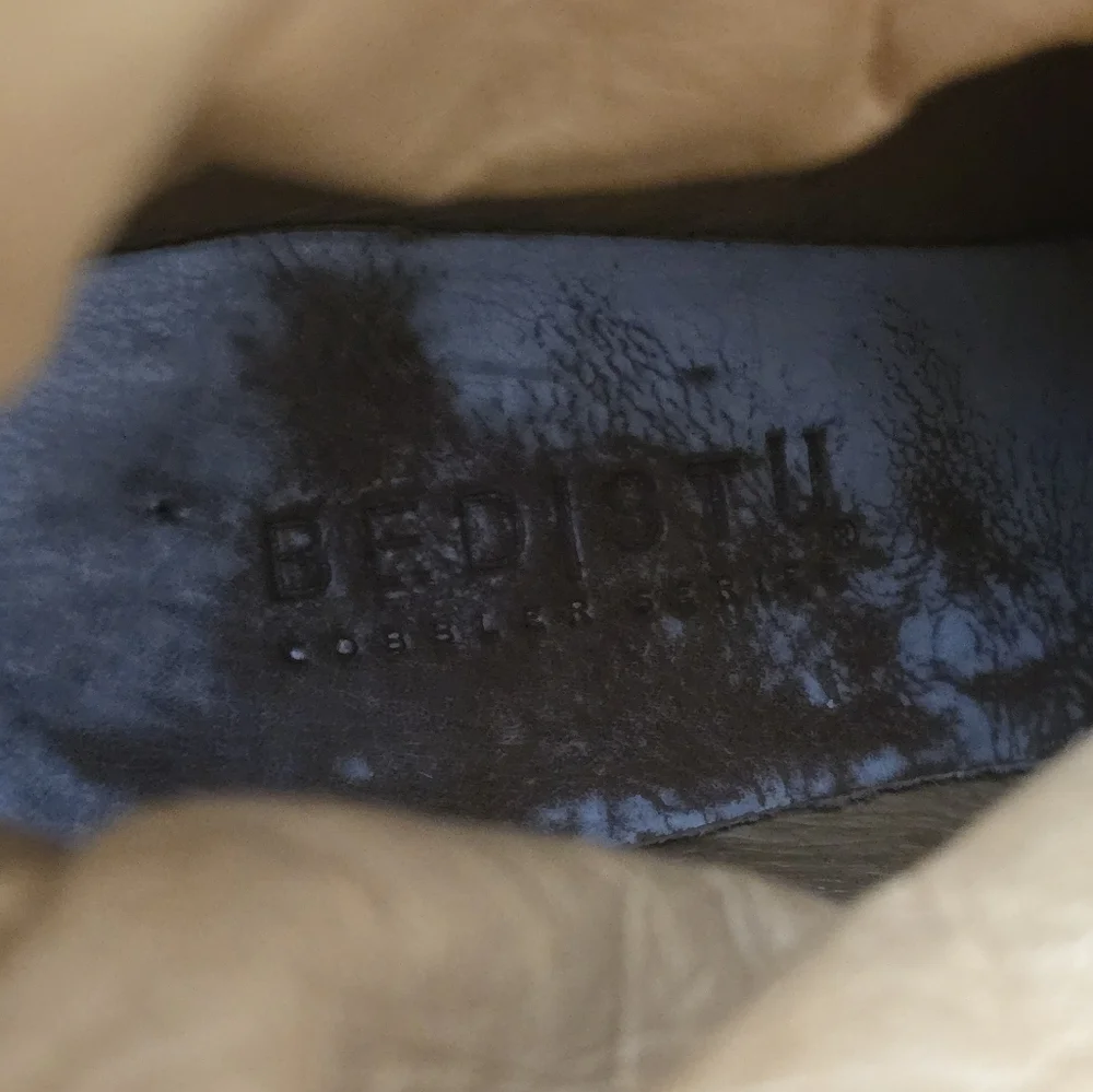 Bed Stu Tan and Cream Ankle Boots - Picture 11 of 11